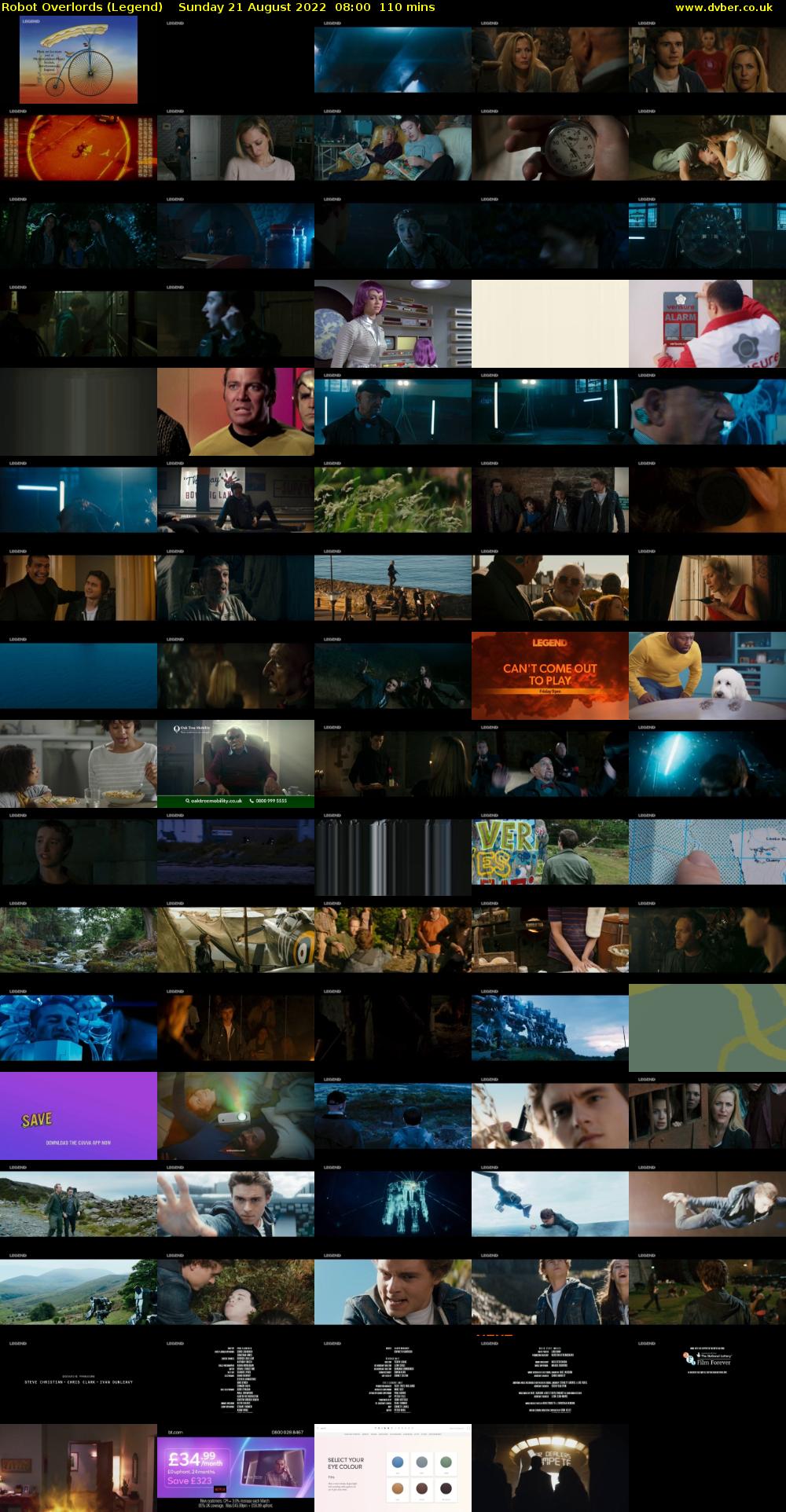 Robot Overlords (Legend) Sunday 21 August 2022 08:00 - 09:50
