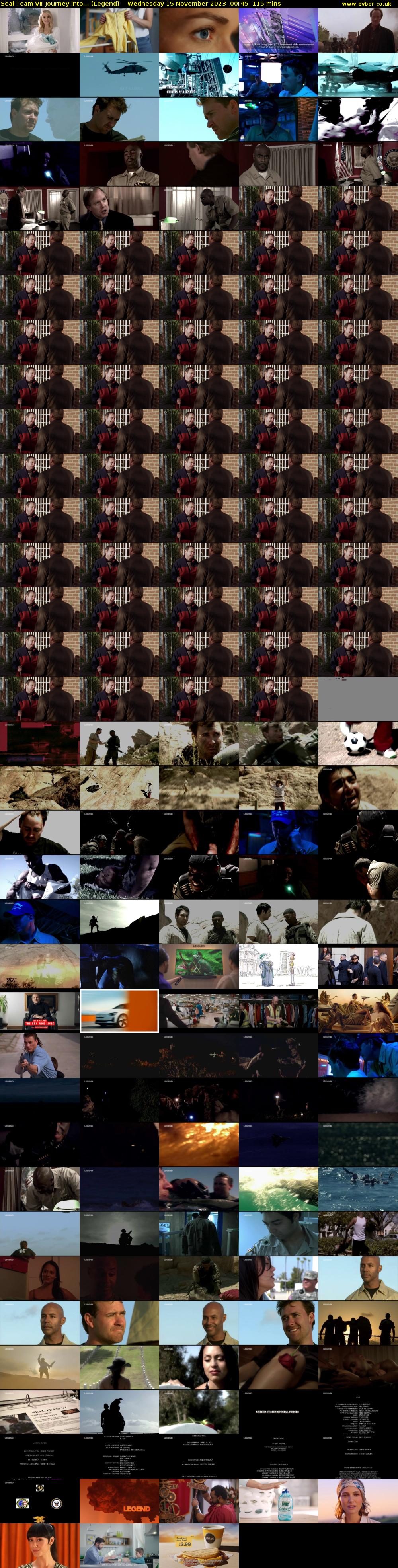 Seal Team VI: Journey into... (Legend) Wednesday 15 November 2023 00:45 - 02:40