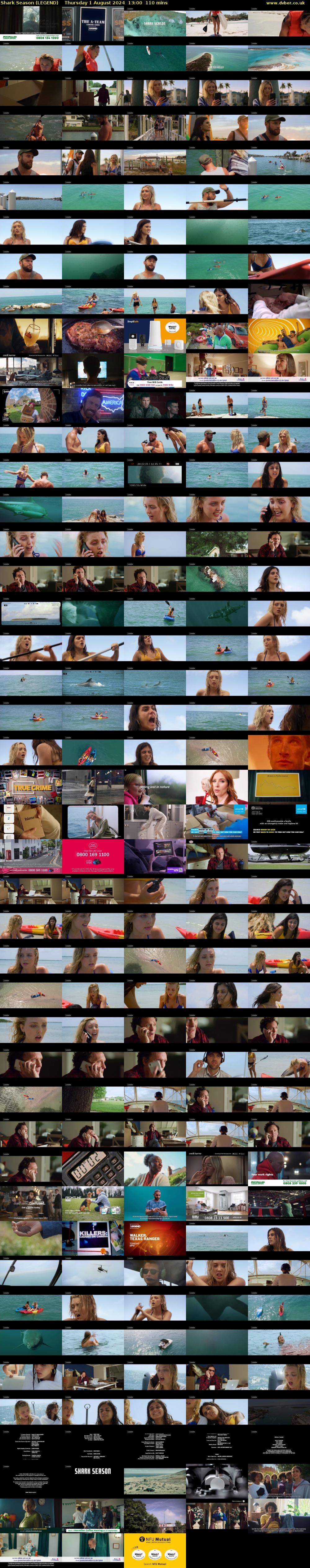 Shark Season (LEGEND) Thursday 1 August 2024 13:00 - 14:50