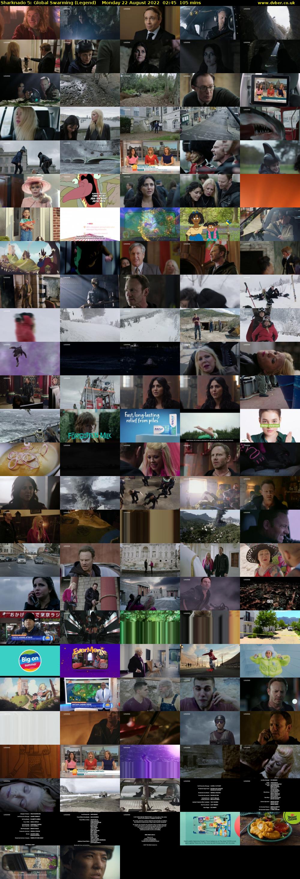 Sharknado 5: Global Swarming (Legend) Monday 22 August 2022 02:45 - 04:30