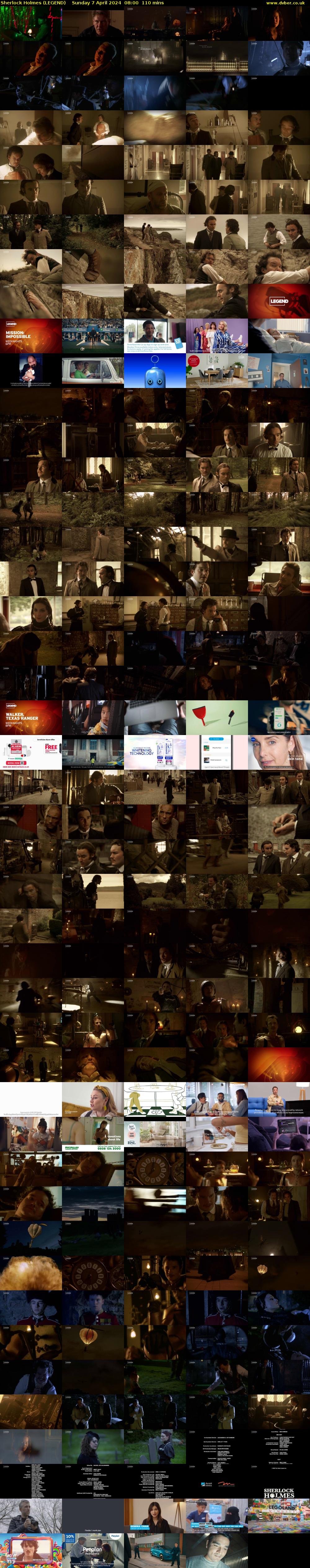 Sherlock Holmes (LEGEND) Sunday 7 April 2024 08:00 - 09:50
