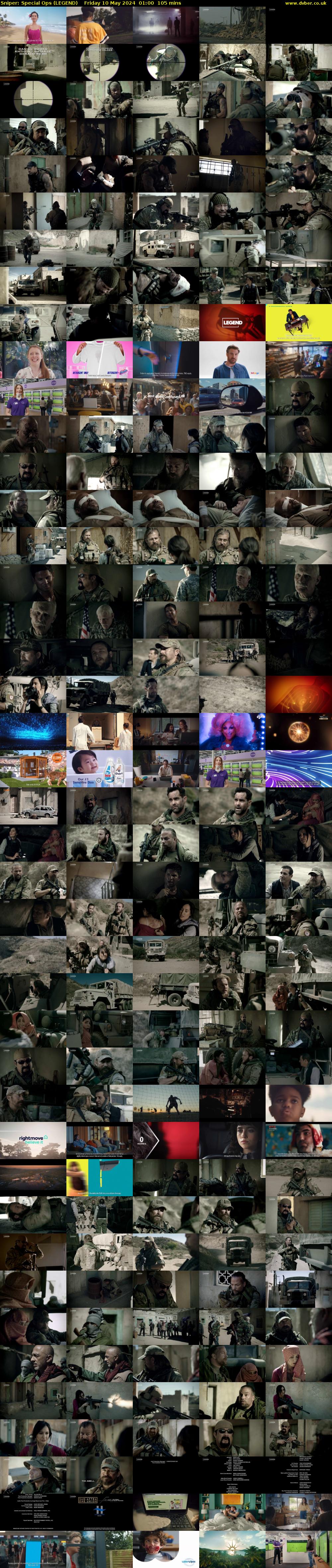 Sniper: Special Ops (LEGEND) Friday 10 May 2024 01:00 - 02:45