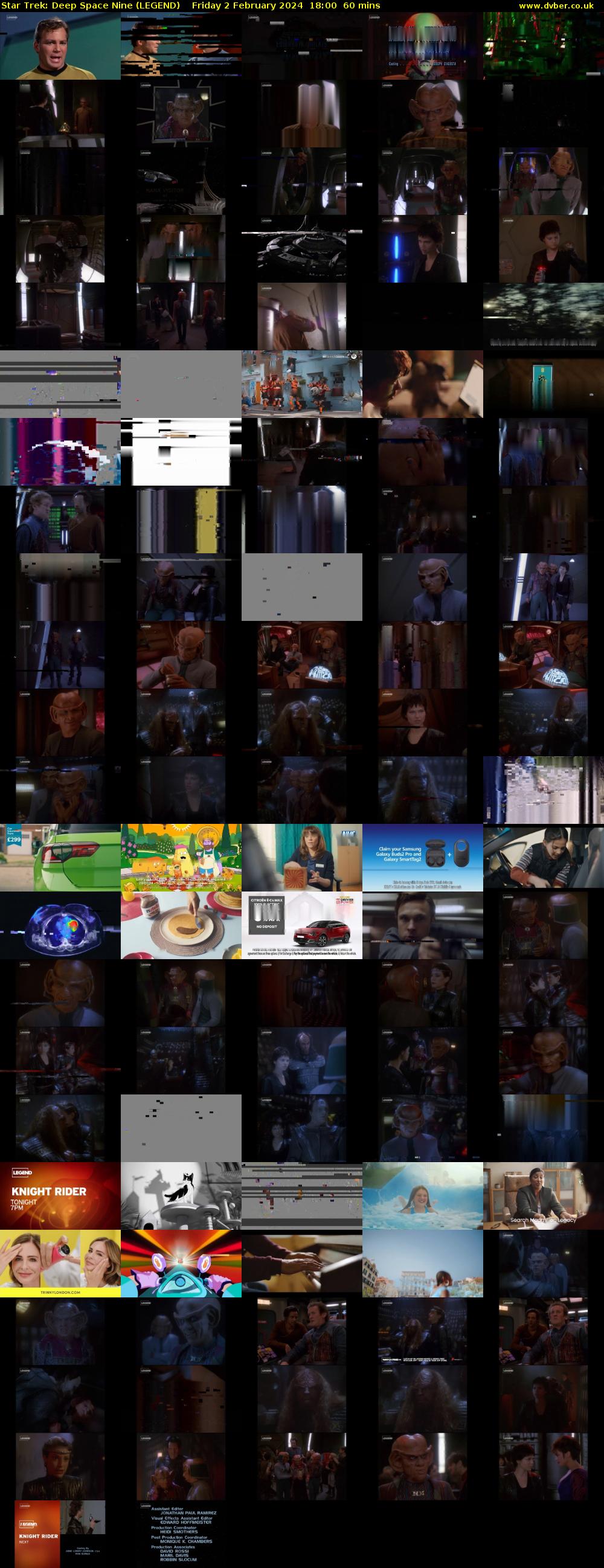 Star Trek: Deep Space Nine (LEGEND) Friday 2 February 2024 18:00 - 19:00