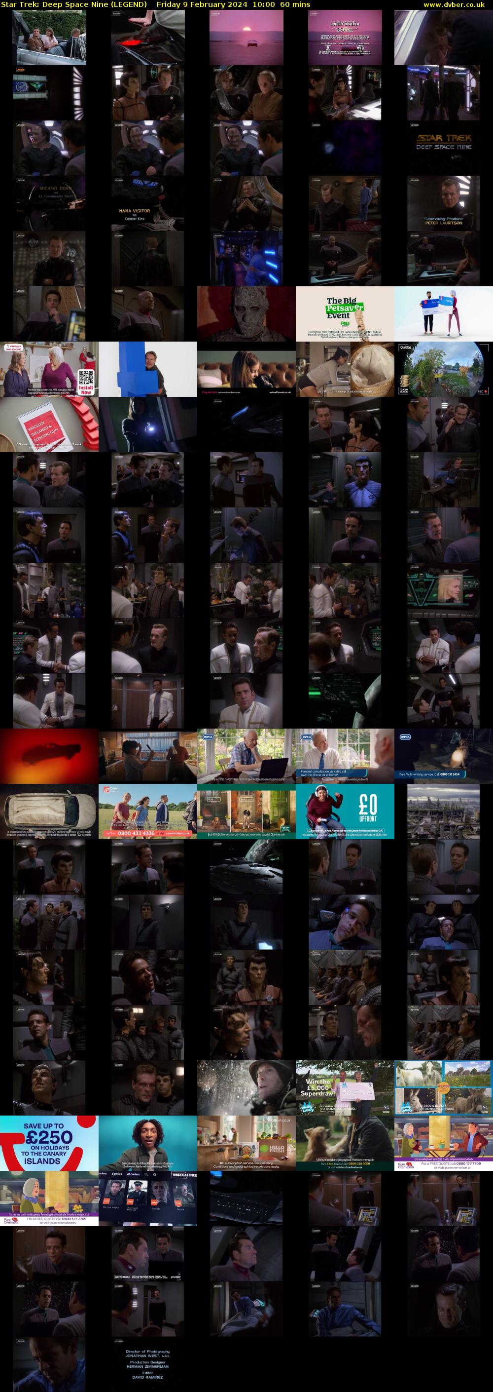 Star Trek: Deep Space Nine (LEGEND) Friday 9 February 2024 10:00 - 11:00