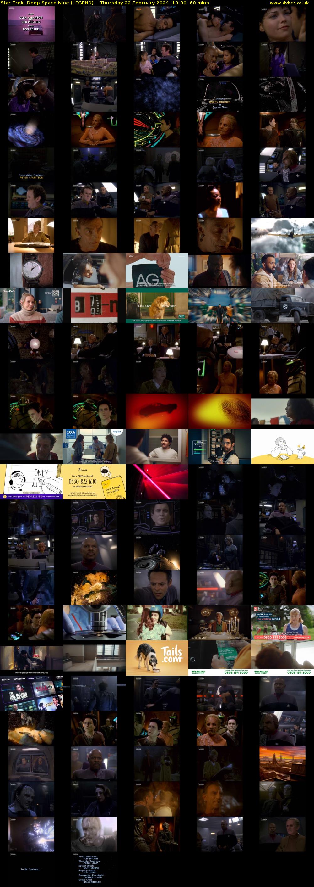 Star Trek: Deep Space Nine (LEGEND) Thursday 22 February 2024 10:00 - 11:00