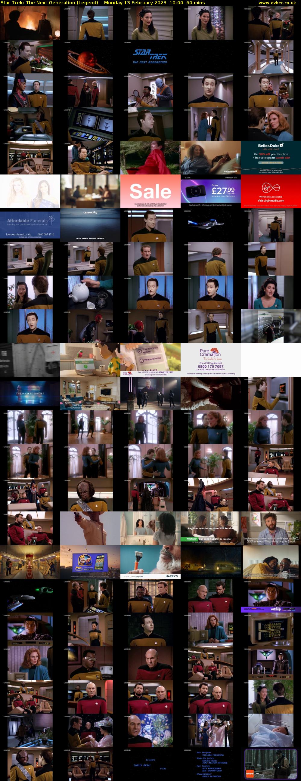 Star Trek: The Next Generation (Legend) Monday 13 February 2023 10:00 - 11:00