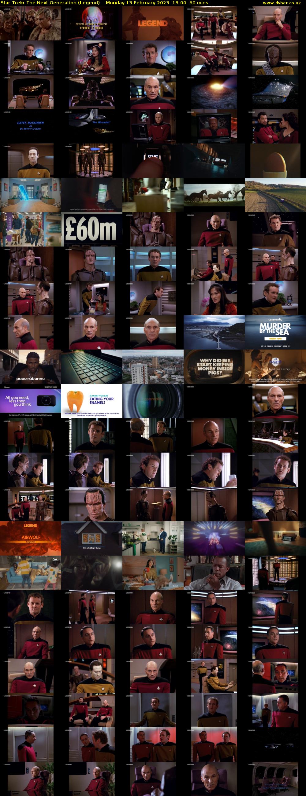 Star Trek: The Next Generation (Legend) Monday 13 February 2023 18:00 - 19:00