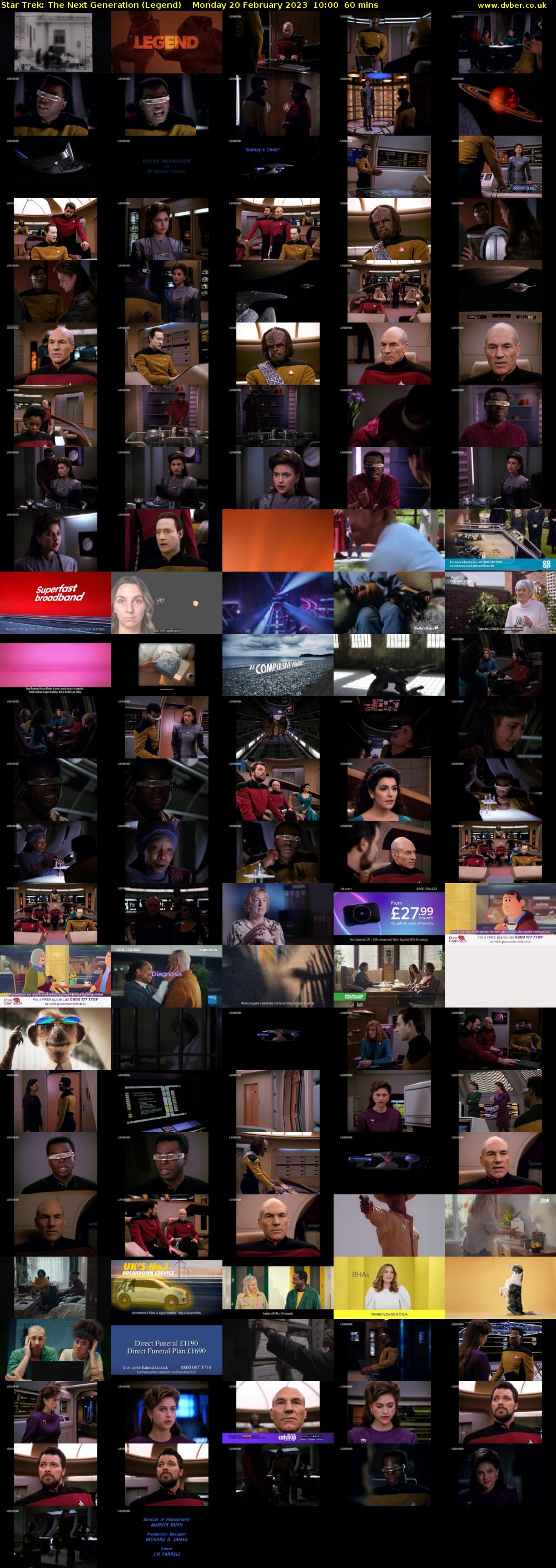 Star Trek: The Next Generation (Legend) Monday 20 February 2023 10:00 - 11:00