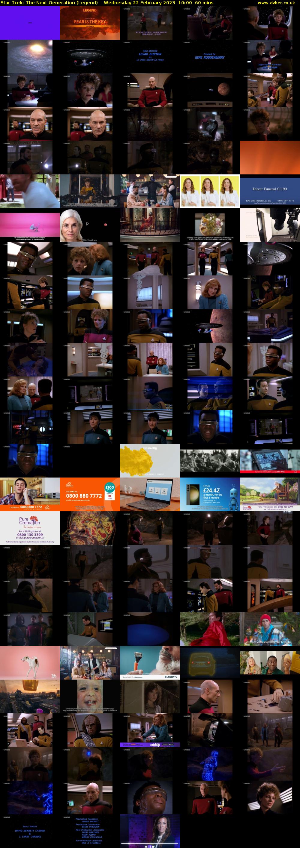 Star Trek: The Next Generation (Legend) Wednesday 22 February 2023 10:00 - 11:00