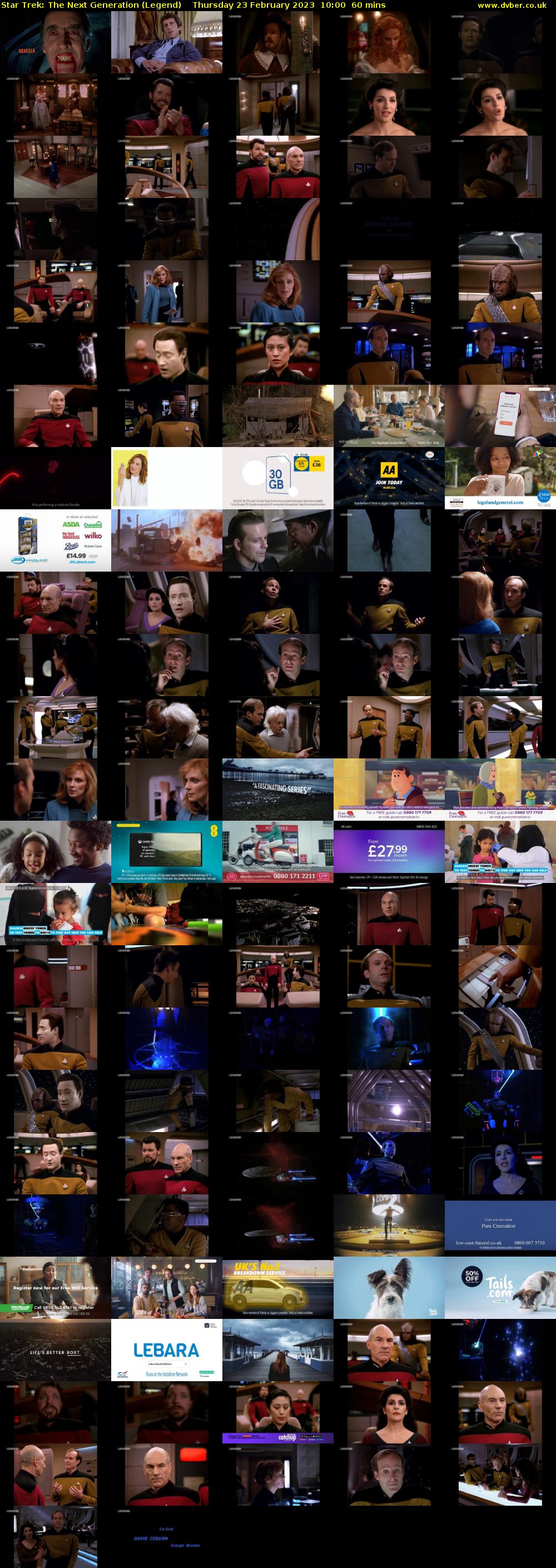 Star Trek: The Next Generation (Legend) Thursday 23 February 2023 10:00 - 11:00