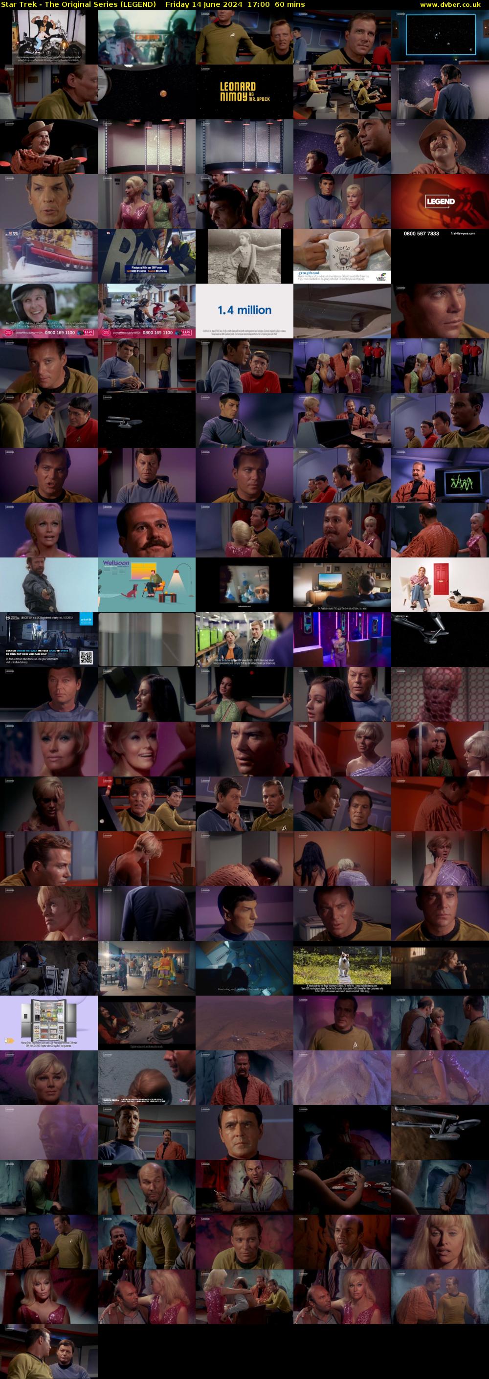 Star Trek - The Original Series (LEGEND) Friday 14 June 2024 17:00 - 18:00