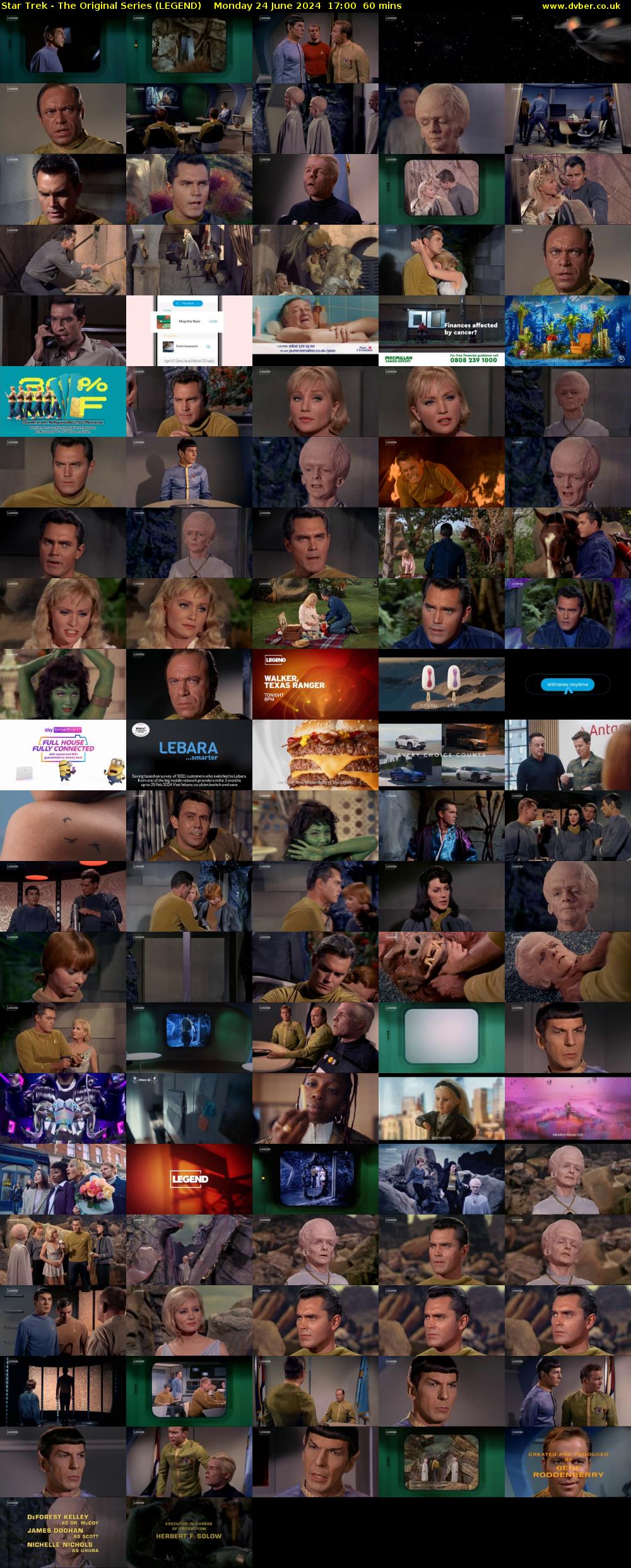Star Trek - The Original Series (LEGEND) Monday 24 June 2024 17:00 - 18:00
