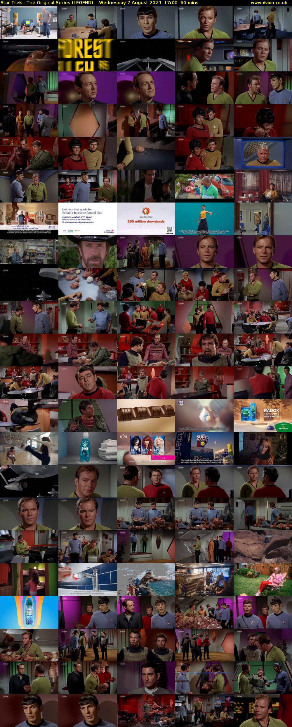 Star Trek - The Original Series (LEGEND) Wednesday 7 August 2024 17:00 - 18:00