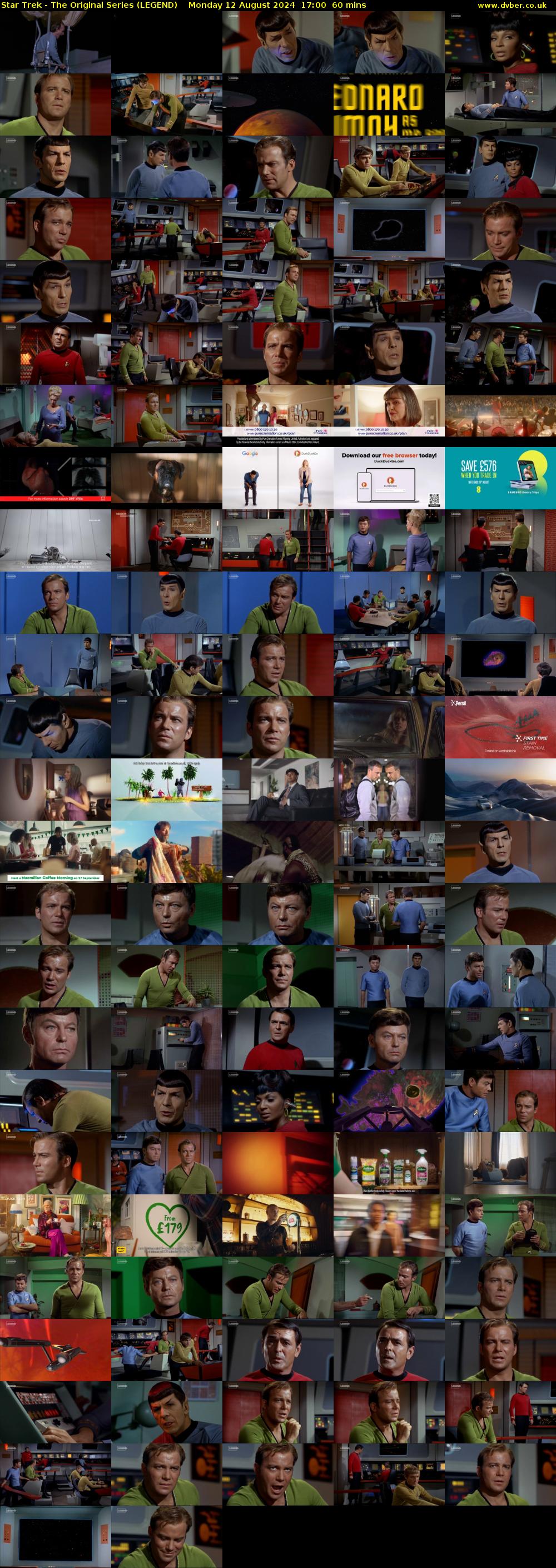 Star Trek - The Original Series (LEGEND) Monday 12 August 2024 17:00 - 18:00