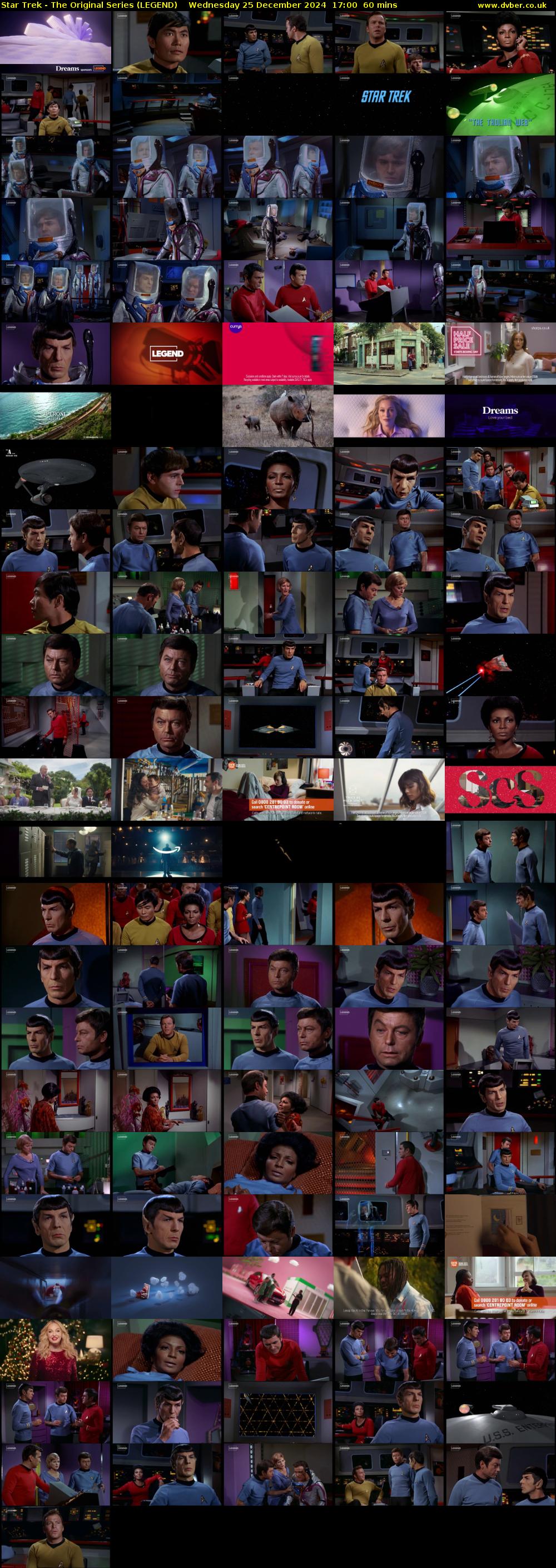 Star Trek - The Original Series (LEGEND) Wednesday 25 December 2024 17:00 - 18:00
