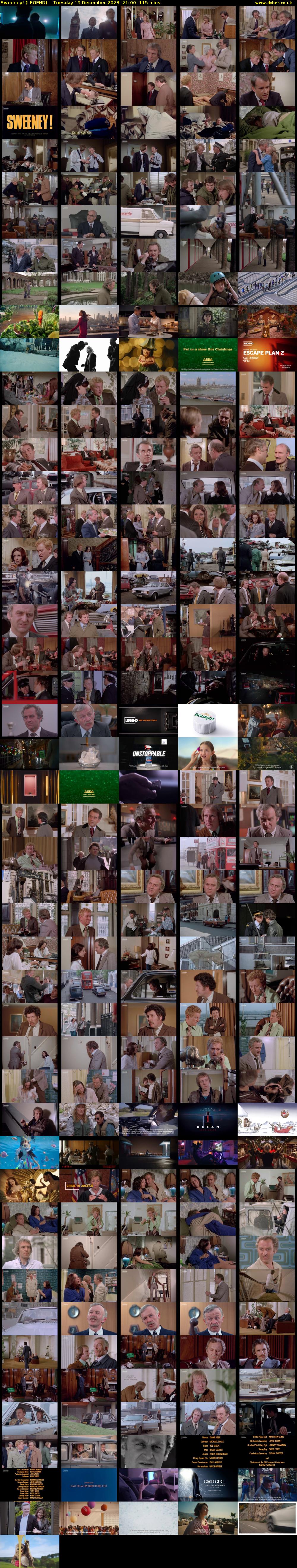 Sweeney! (LEGEND) Tuesday 19 December 2023 21:00 - 22:55