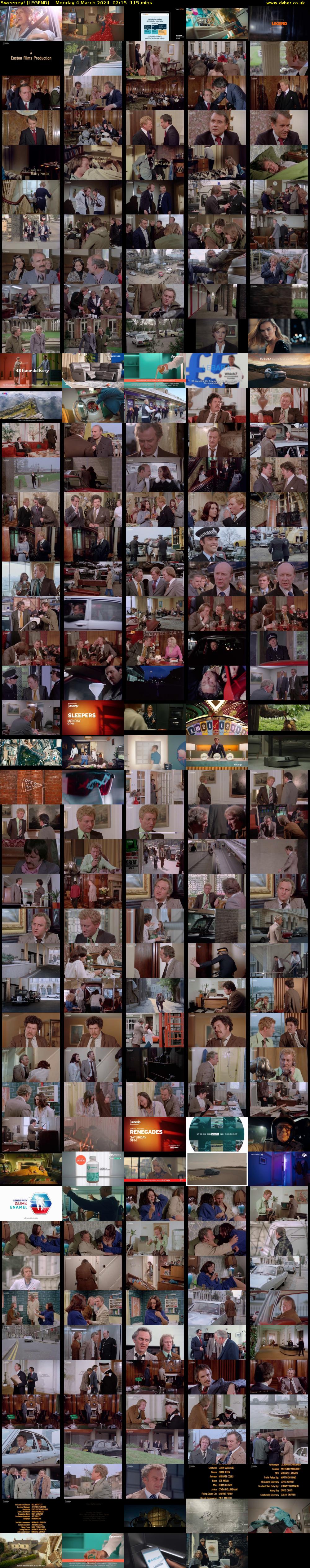 Sweeney! (LEGEND) Monday 4 March 2024 02:15 - 04:10