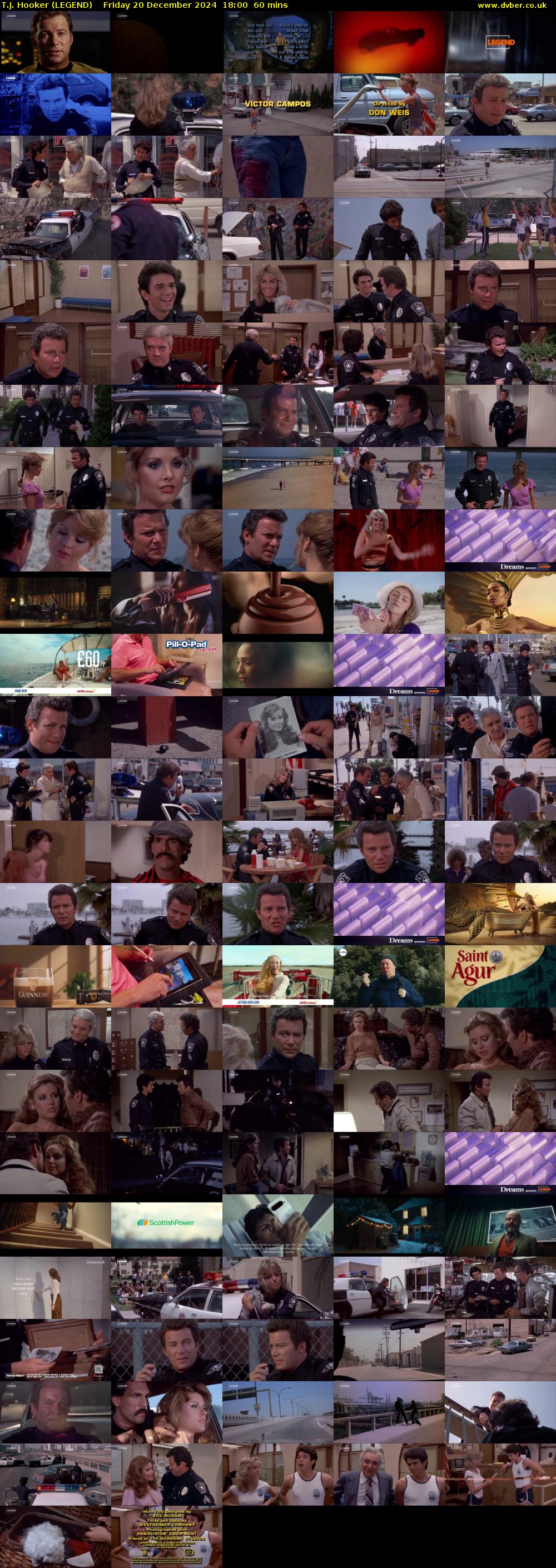 T.J. Hooker (LEGEND) Friday 20 December 2024 18:00 - 19:00