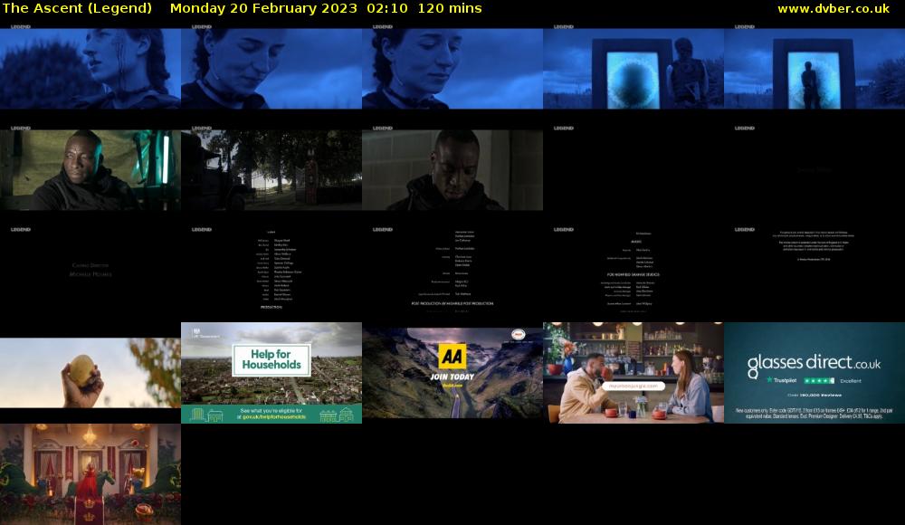 The Ascent (Legend) Monday 20 February 2023 02:10 - 04:10