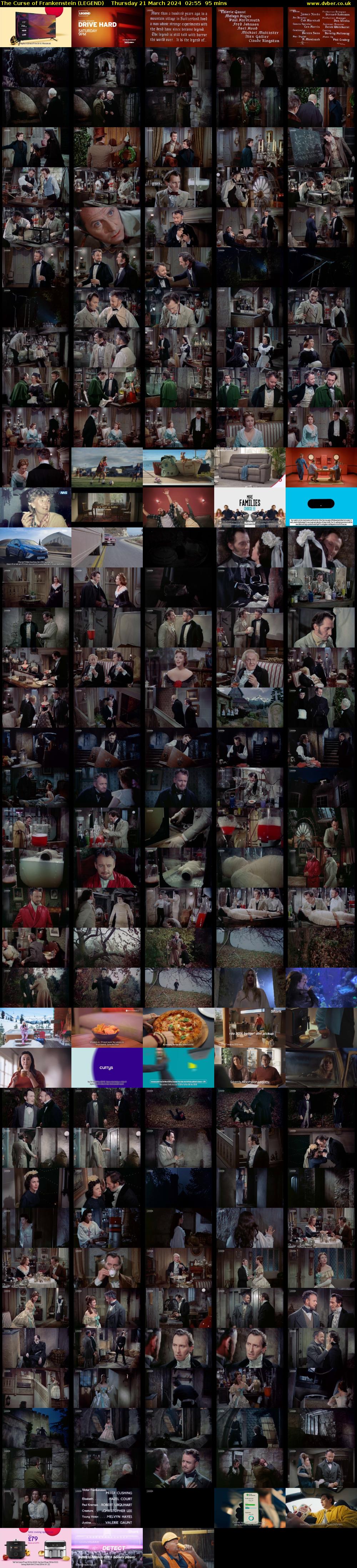 The Curse of Frankenstein (LEGEND) Thursday 21 March 2024 02:55 - 04:30