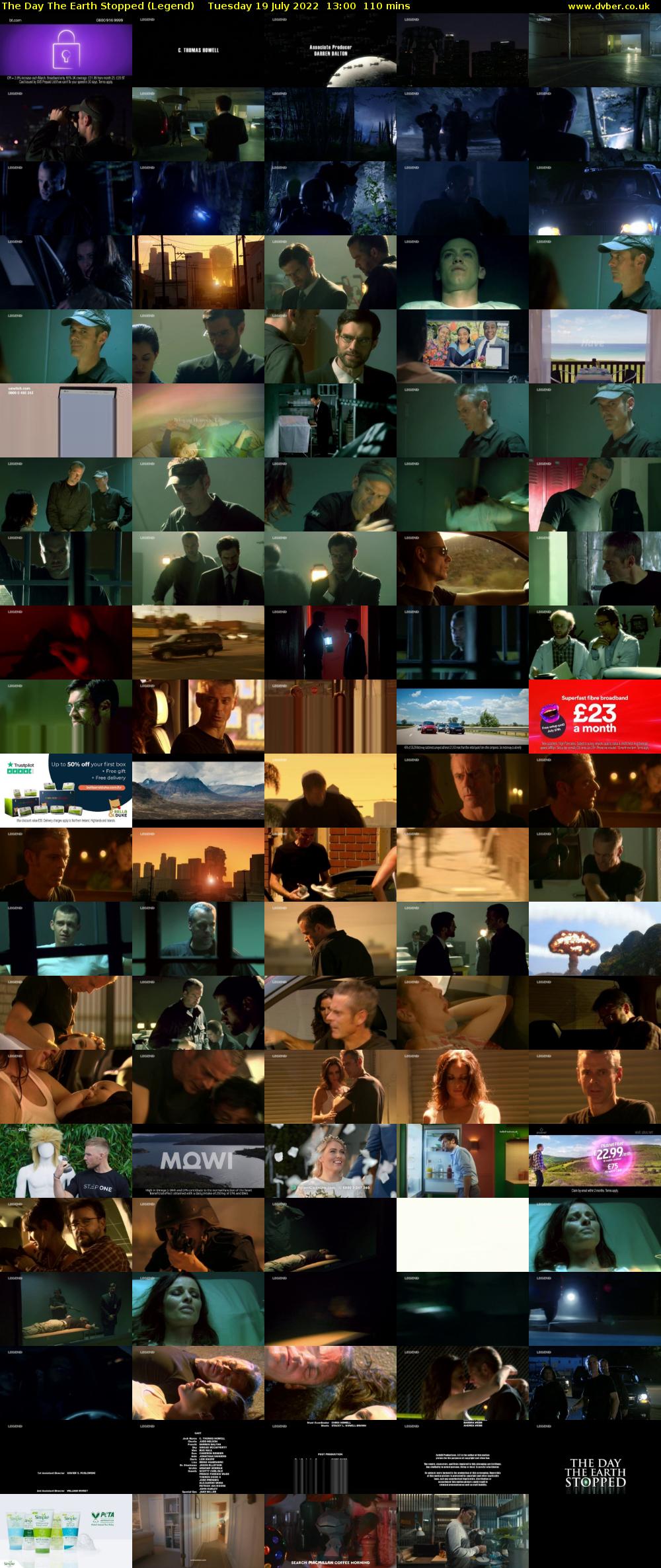 The Day The Earth Stopped (Legend) Tuesday 19 July 2022 13:00 - 14:50