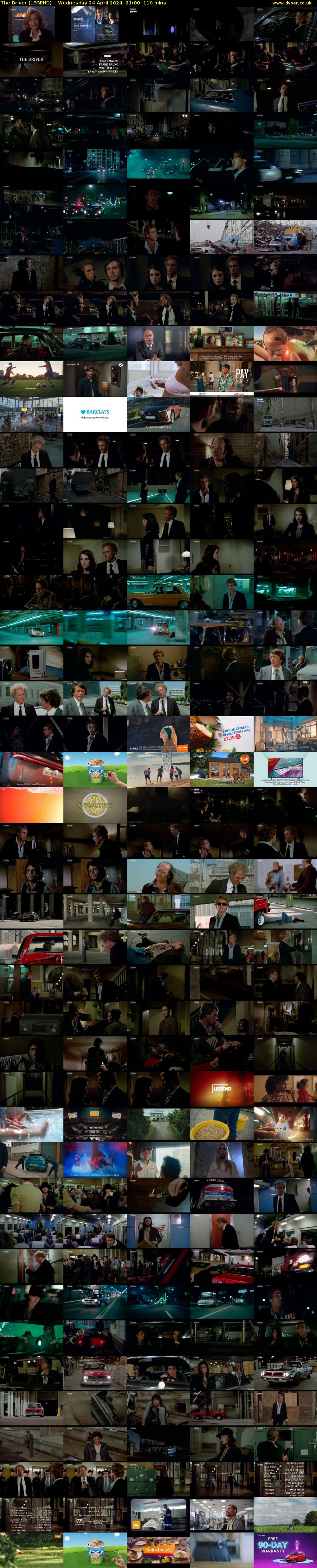 The Driver (LEGEND) Wednesday 24 April 2024 21:00 - 22:50