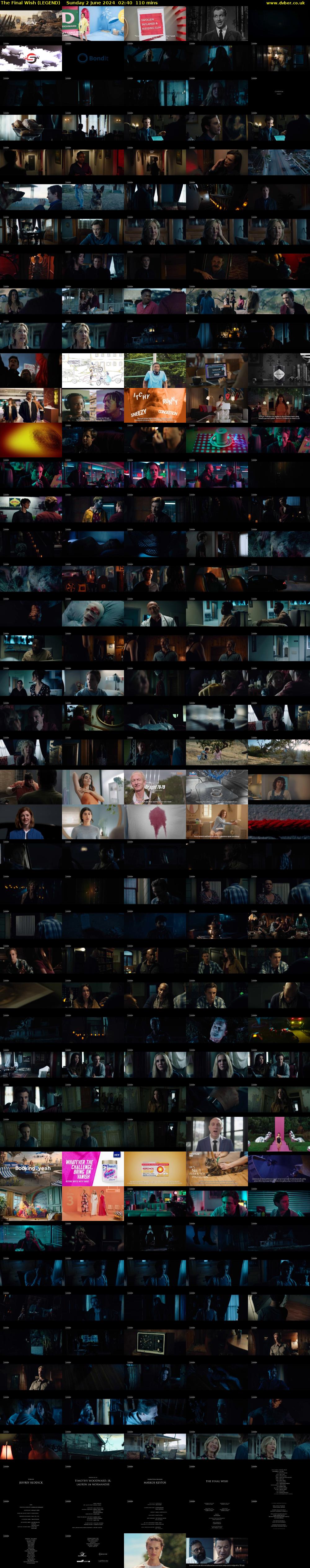 The Final Wish (LEGEND) Sunday 2 June 2024 02:40 - 04:30