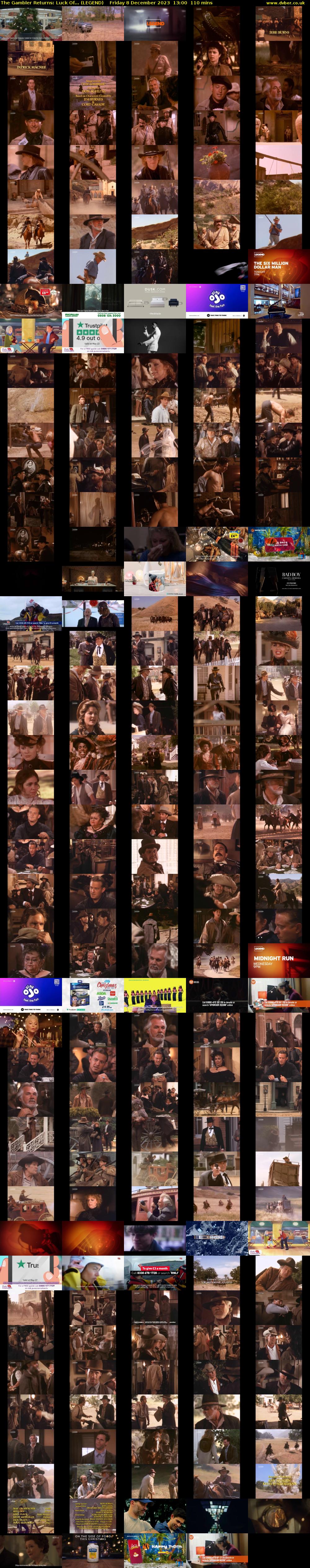 The Gambler Returns: Luck Of... (LEGEND) Friday 8 December 2023 13:00 - 14:50