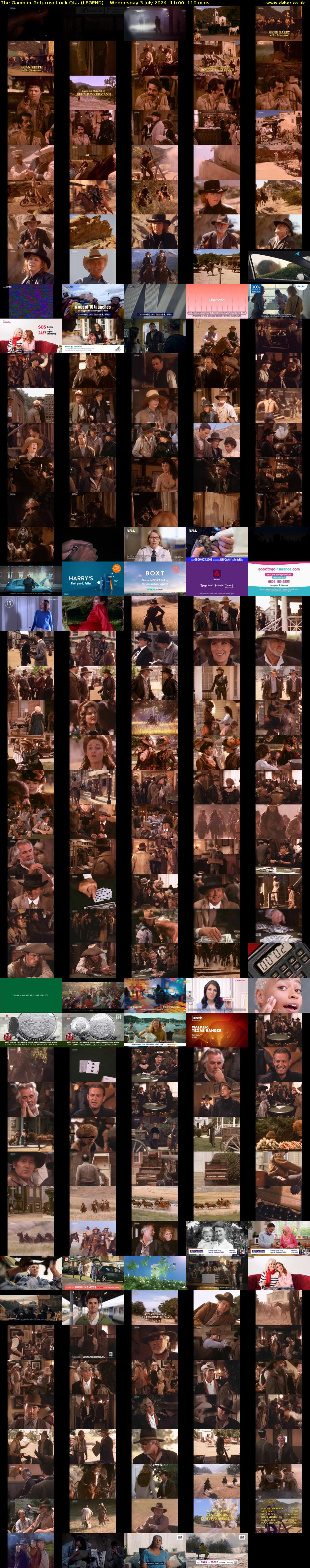 The Gambler Returns: Luck Of... (LEGEND) Wednesday 3 July 2024 11:00 - 12:50