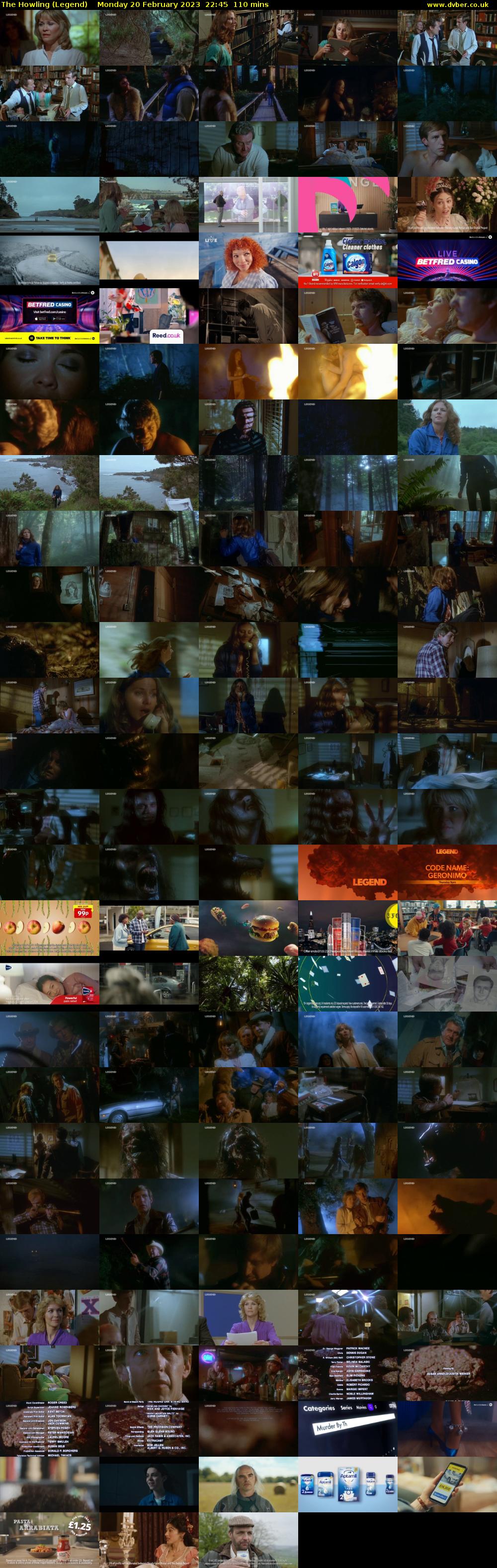 The Howling (Legend) Monday 20 February 2023 22:45 - 00:35