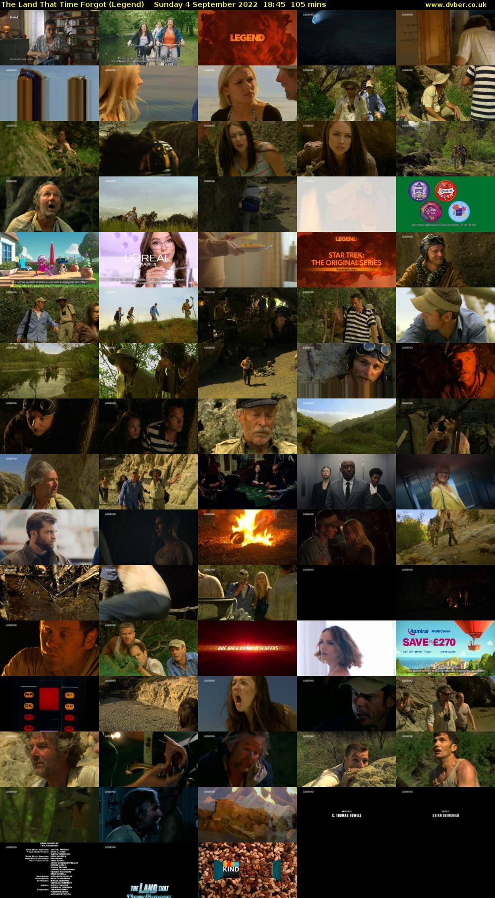 The Land That Time Forgot (Legend) Sunday 4 September 2022 18:45 - 20:30