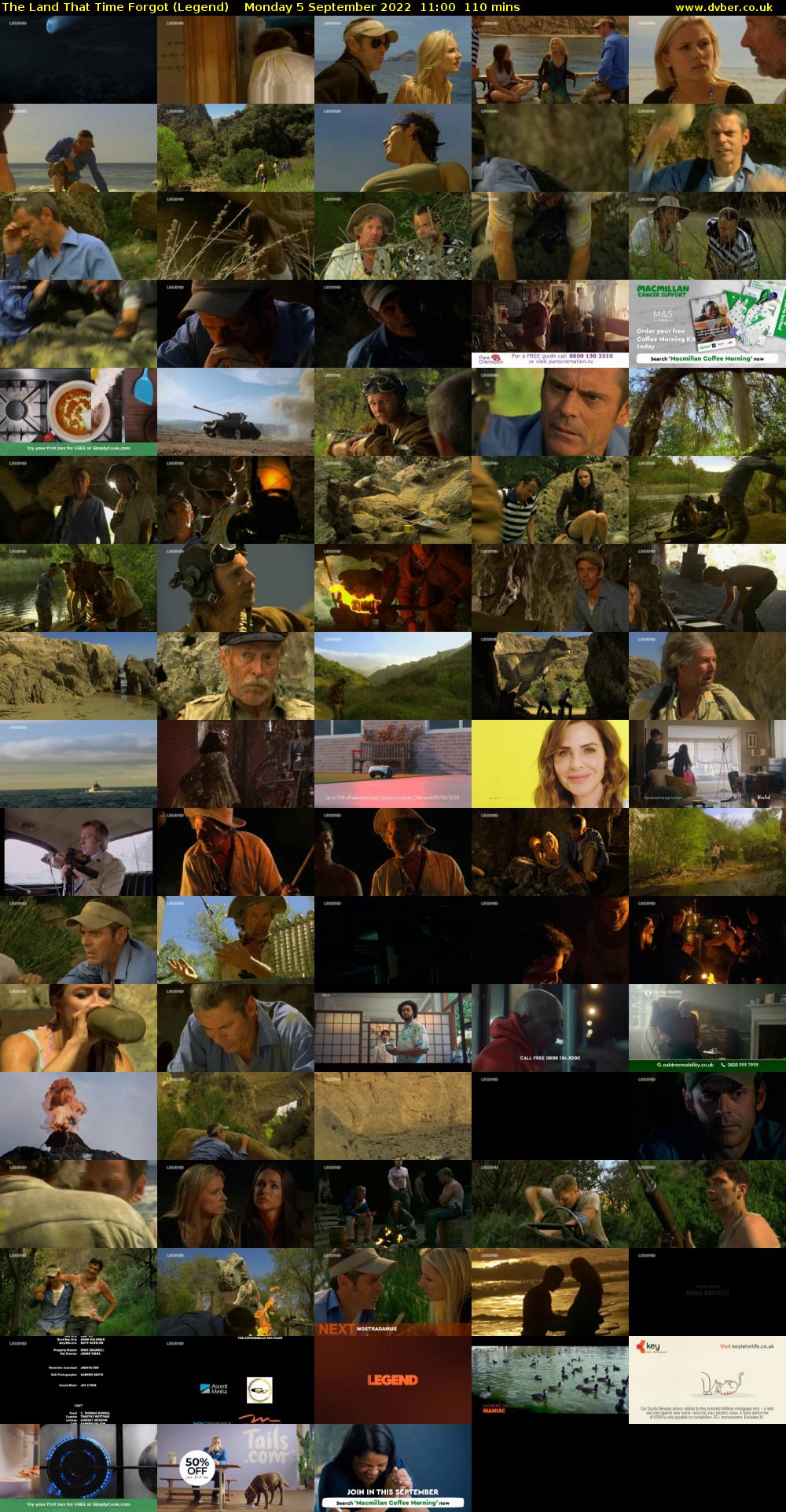 The Land That Time Forgot (Legend) Monday 5 September 2022 11:00 - 12:50