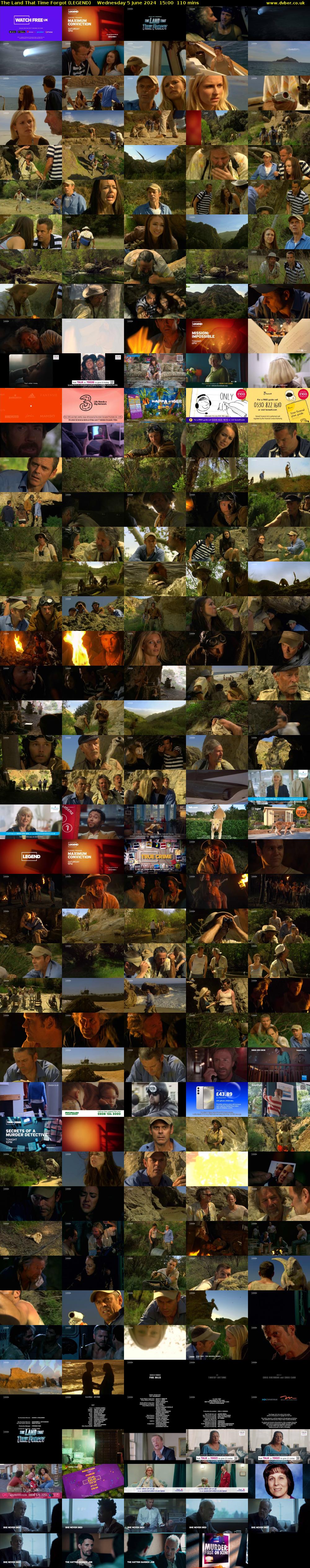 The Land That Time Forgot (LEGEND) Wednesday 5 June 2024 15:00 - 16:50