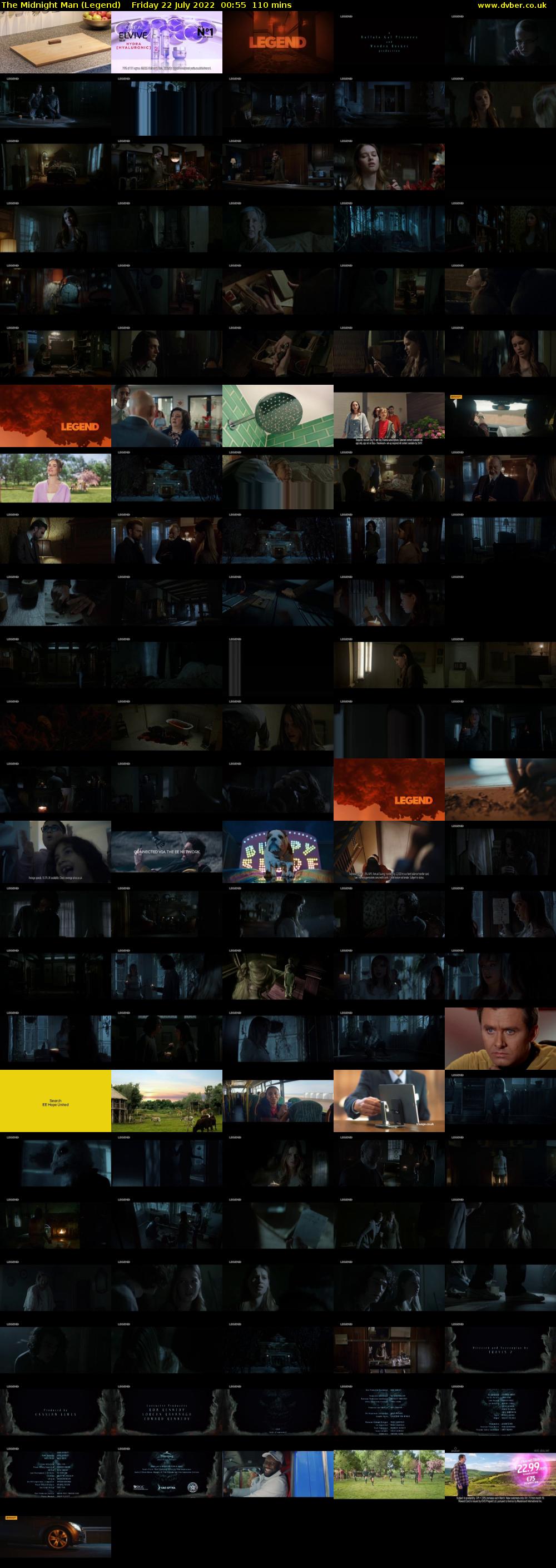 The Midnight Man (Legend) Friday 22 July 2022 00:55 - 02:45