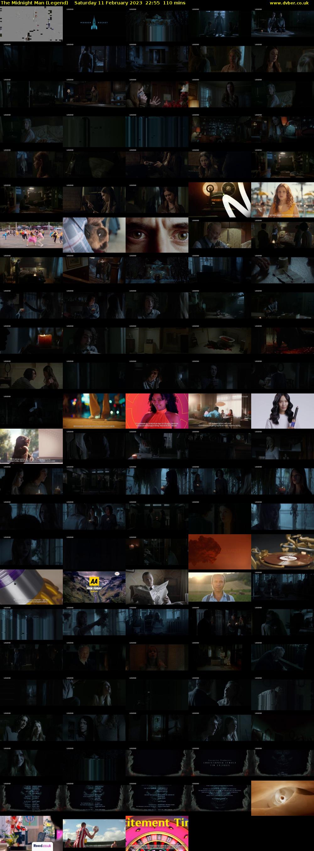The Midnight Man (Legend) Saturday 11 February 2023 22:55 - 00:45