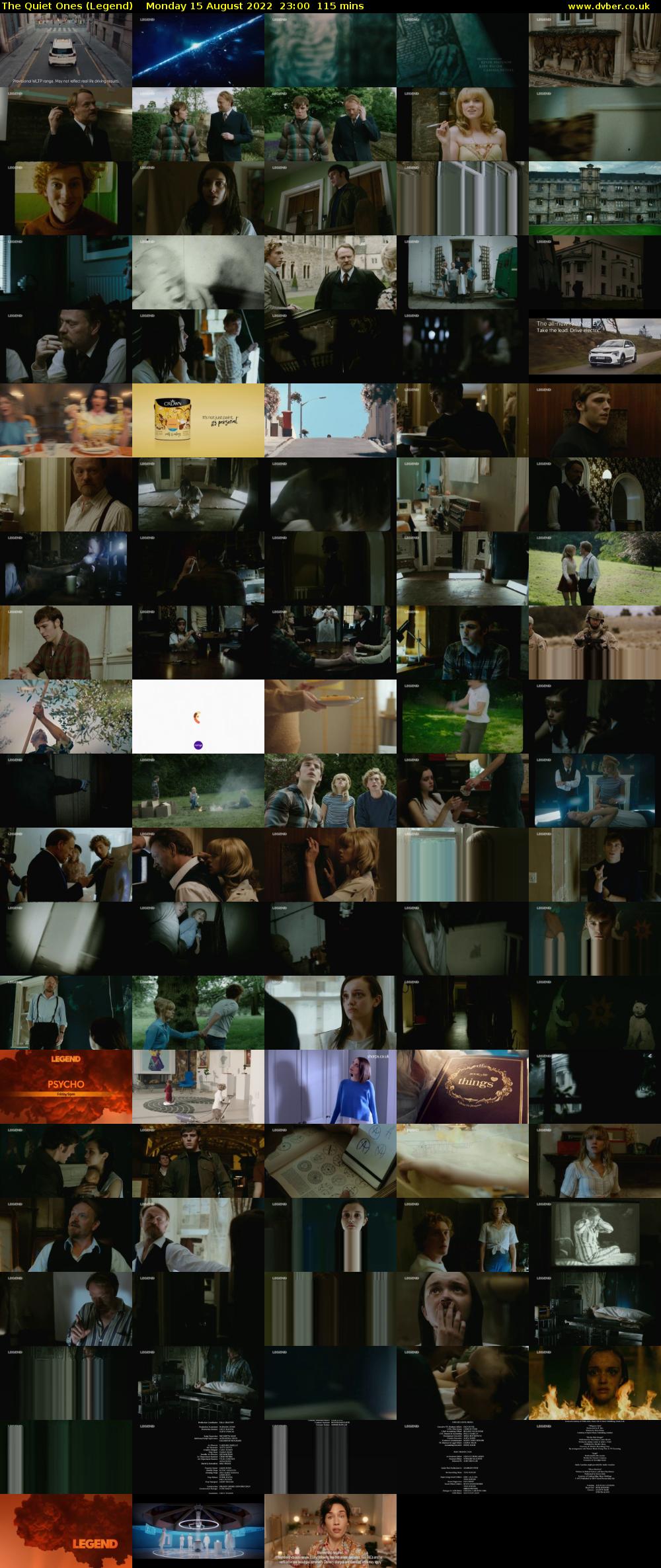 The Quiet Ones (Legend) Monday 15 August 2022 23:00 - 00:55