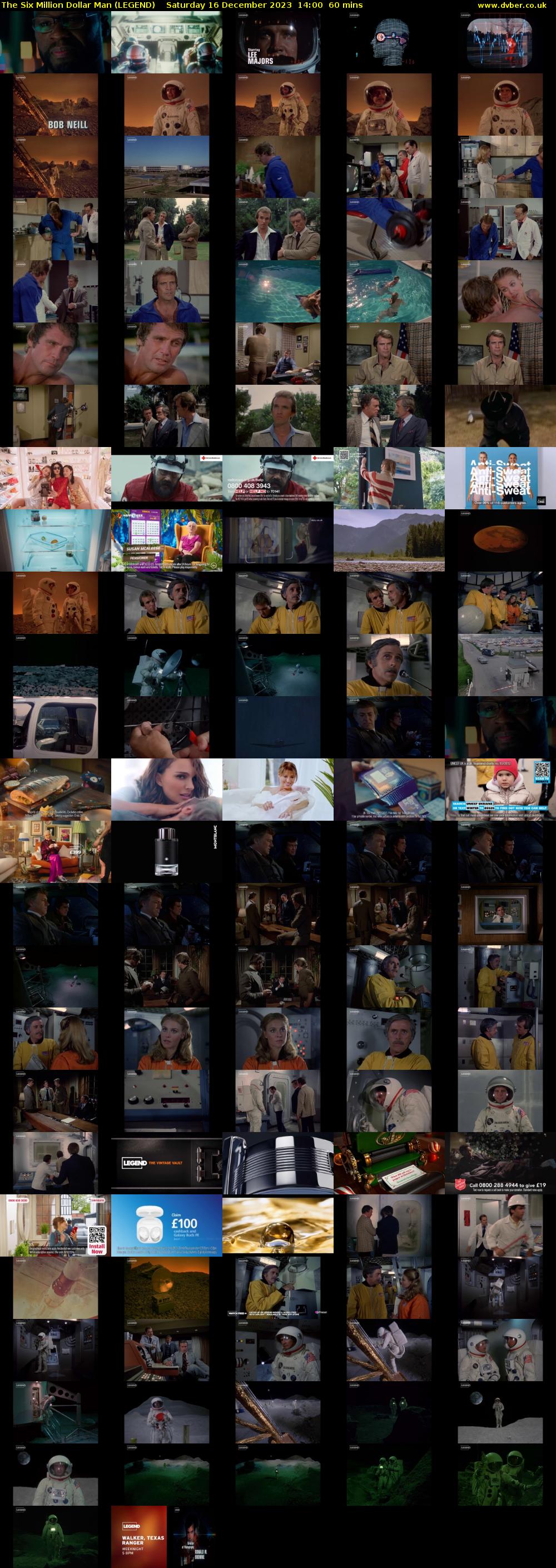 The Six Million Dollar Man (LEGEND) Saturday 16 December 2023 14:00 - 15:00