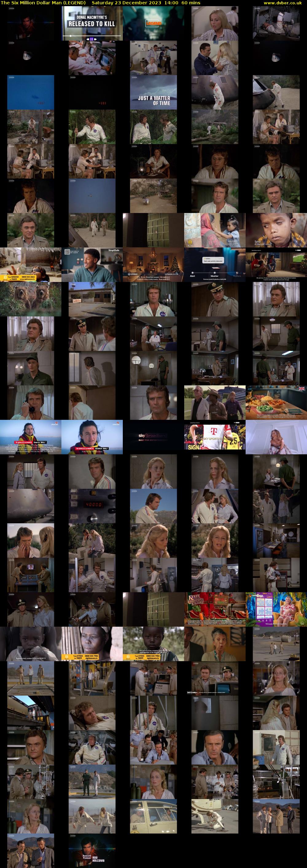 The Six Million Dollar Man (LEGEND) Saturday 23 December 2023 14:00 - 15:00