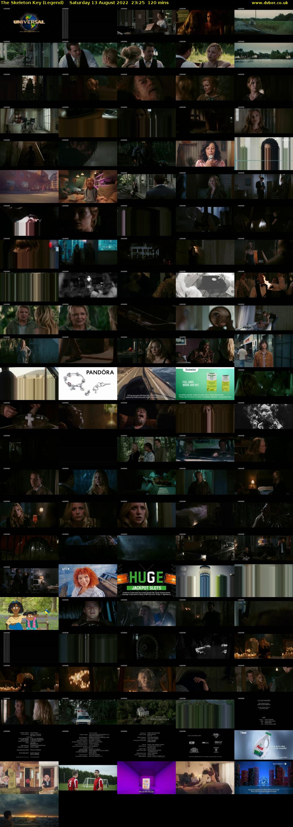 The Skeleton Key (Legend) Saturday 13 August 2022 23:25 - 01:25