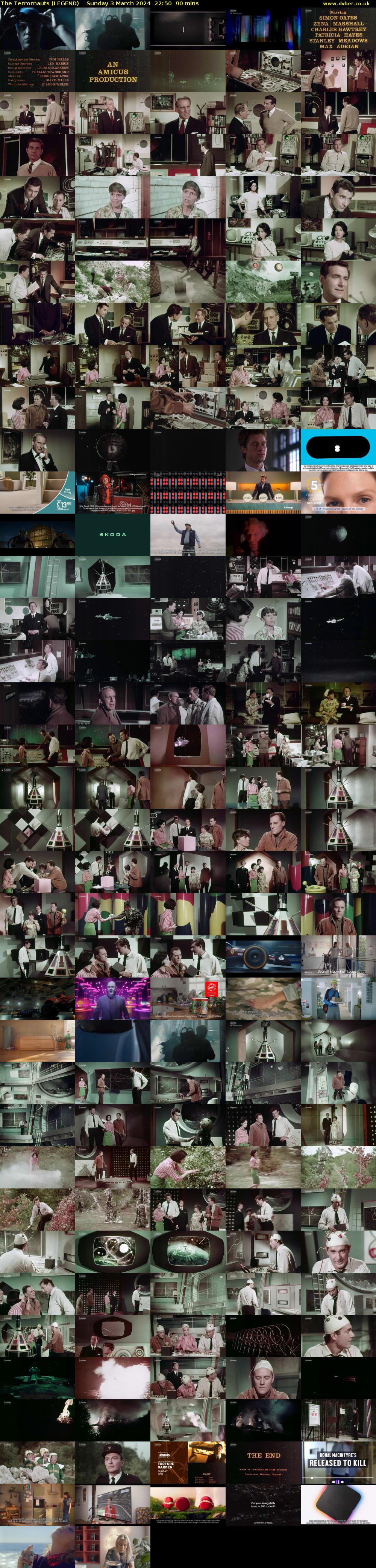 The Terrornauts (LEGEND) Sunday 3 March 2024 22:50 - 00:20
