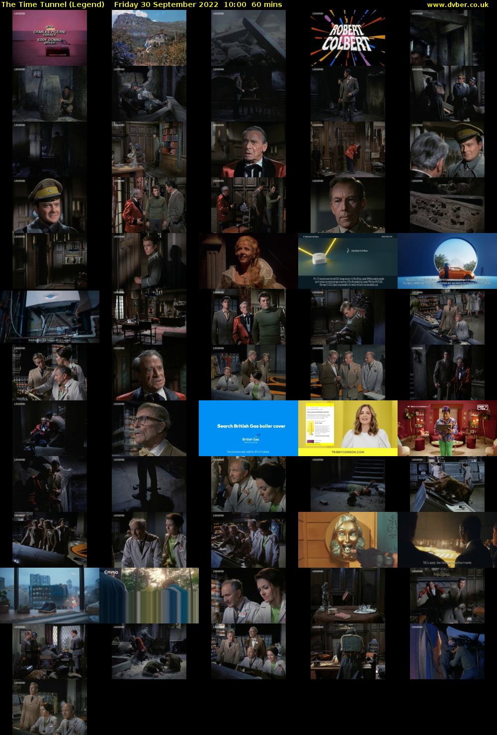 The Time Tunnel (Legend) Friday 30 September 2022 10:00 - 11:00