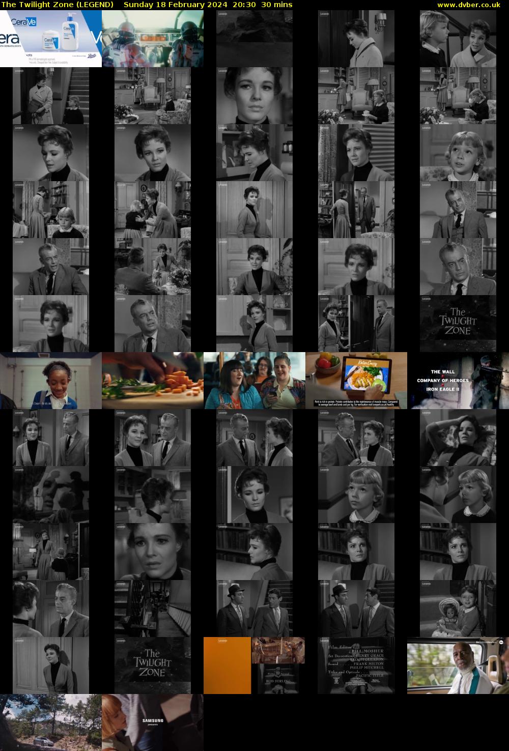 The Twilight Zone (LEGEND) Sunday 18 February 2024 20:30 - 21:00