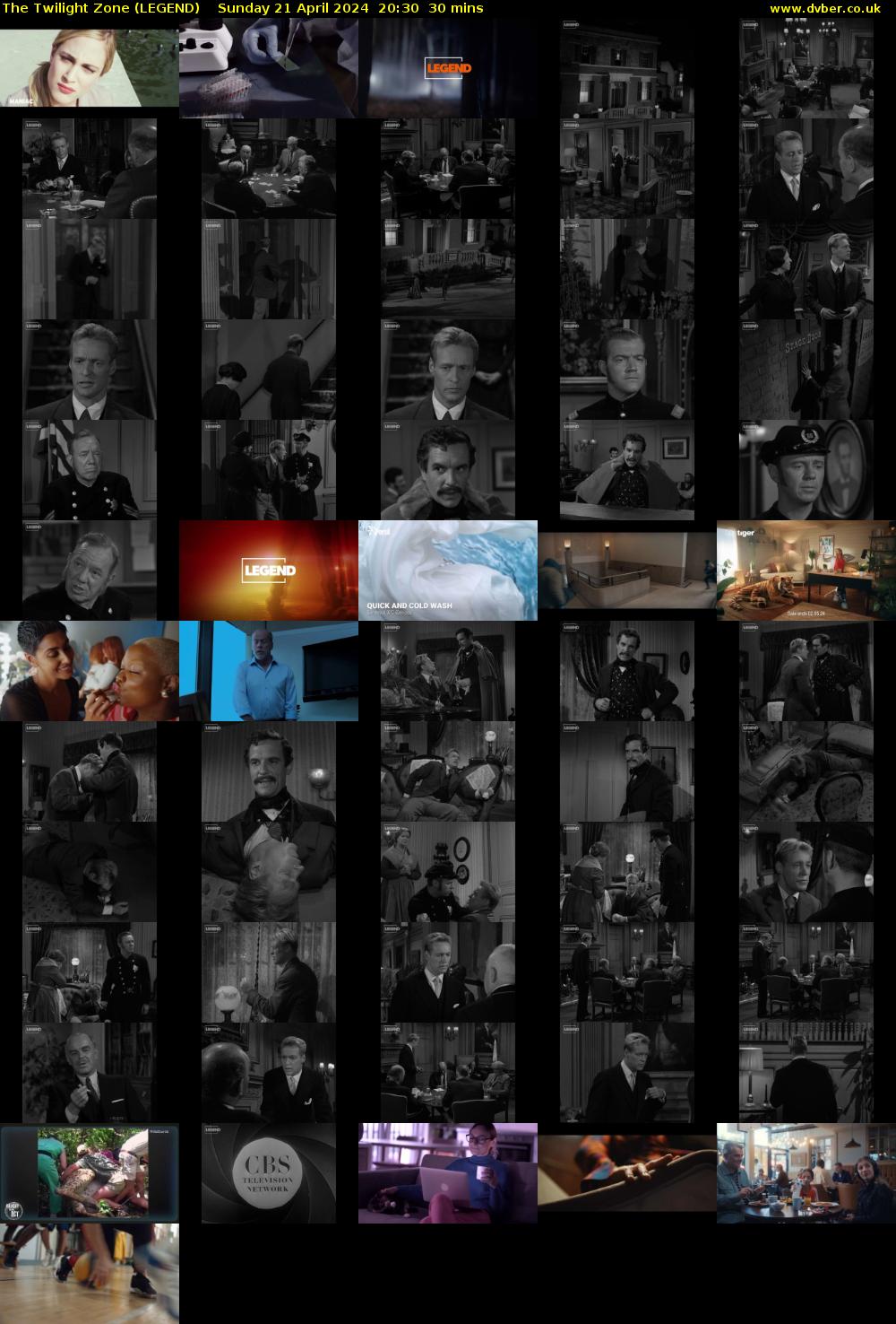 The Twilight Zone (LEGEND) Sunday 21 April 2024 20:30 - 21:00