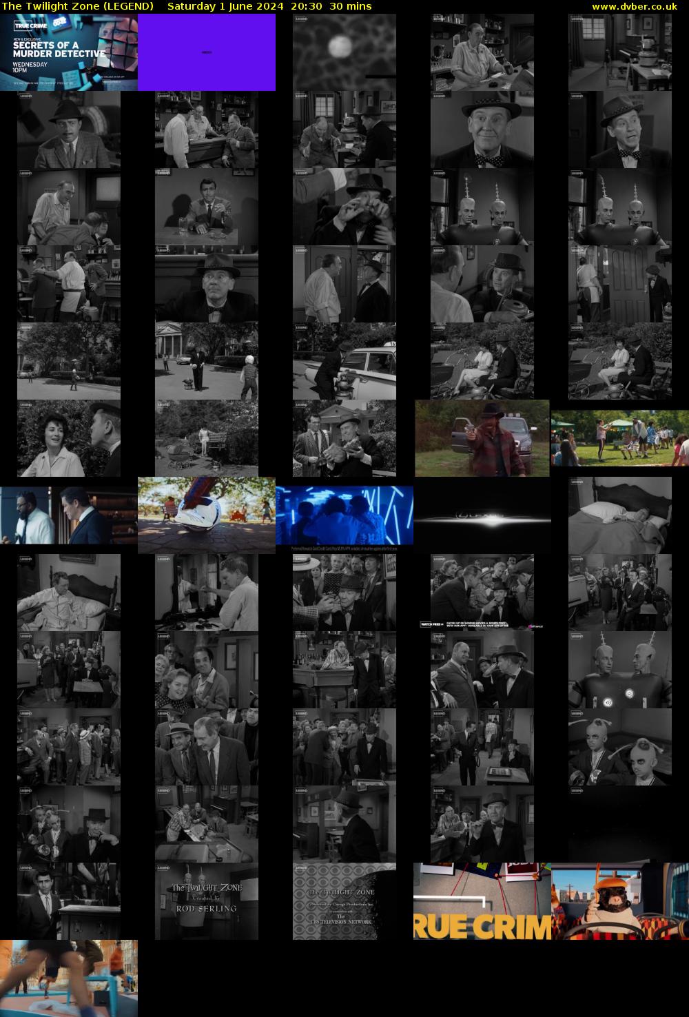 The Twilight Zone (LEGEND) Saturday 1 June 2024 20:30 - 21:00