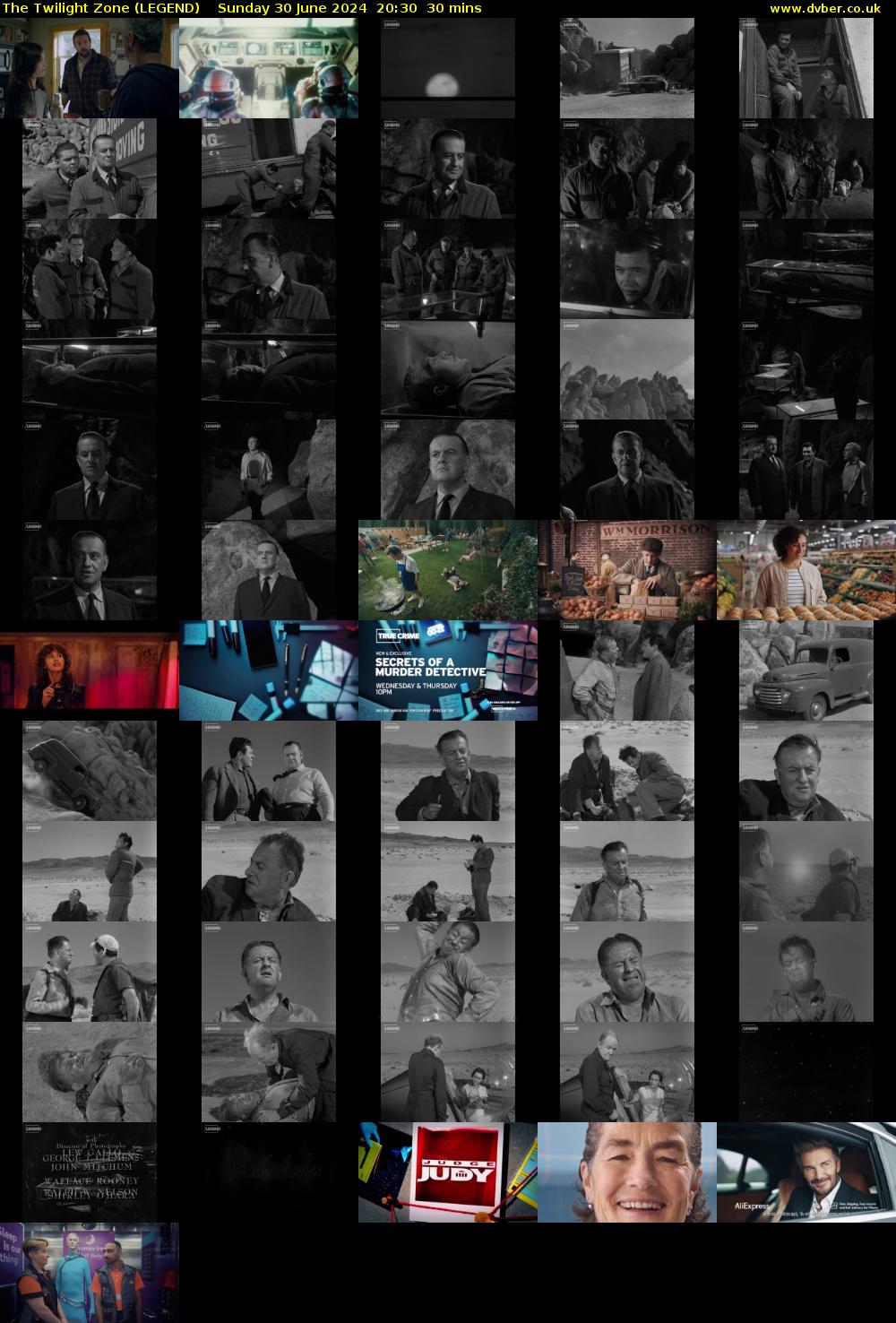 The Twilight Zone (LEGEND) Sunday 30 June 2024 20:30 - 21:00