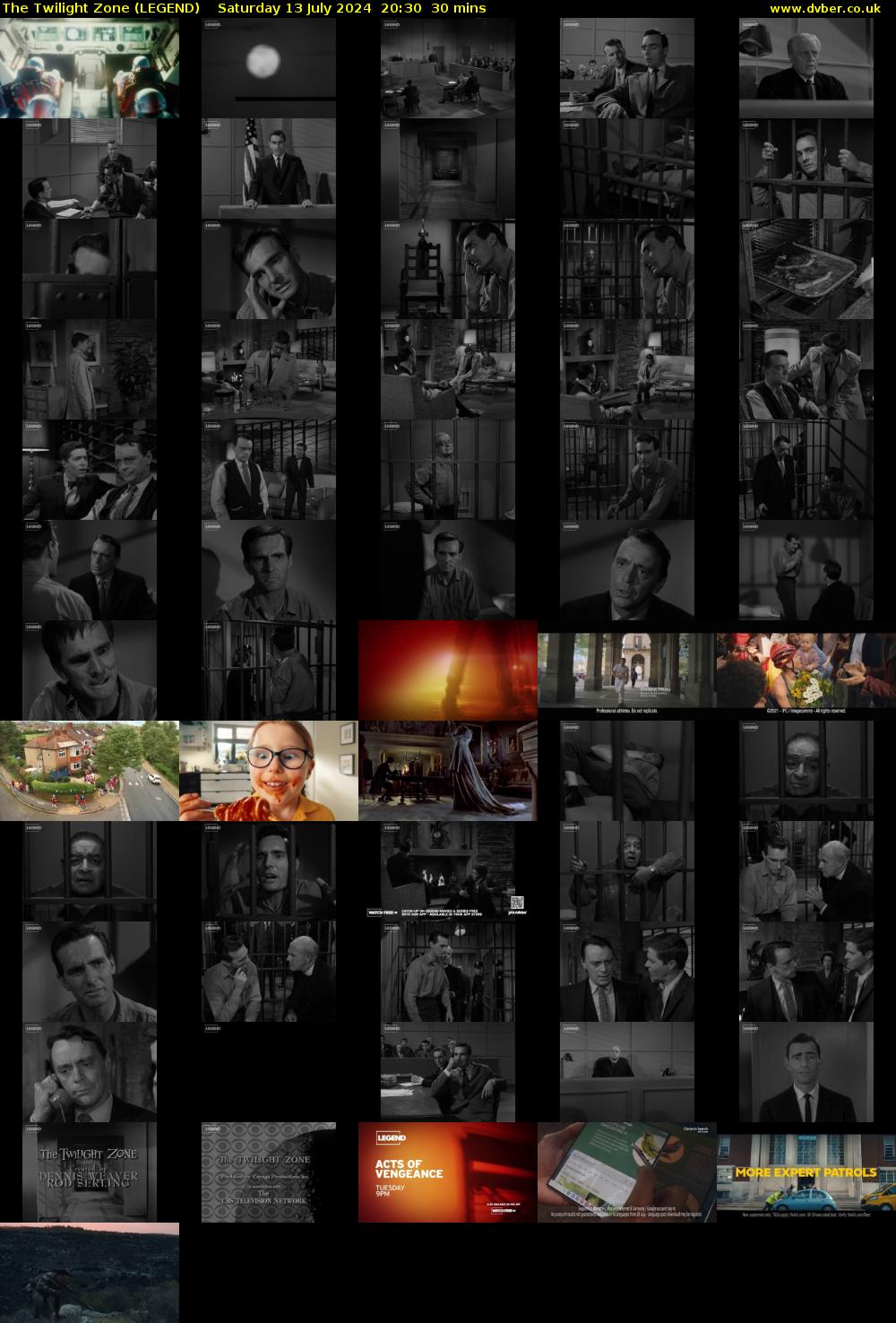 The Twilight Zone (LEGEND) Saturday 13 July 2024 20:30 - 21:00