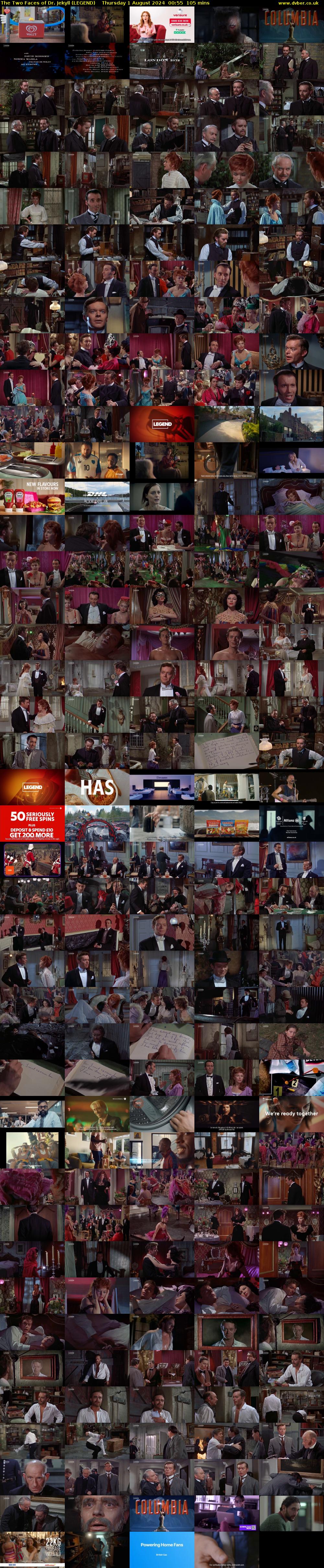 The Two Faces of Dr. Jekyll (LEGEND) Thursday 1 August 2024 00:55 - 02:40
