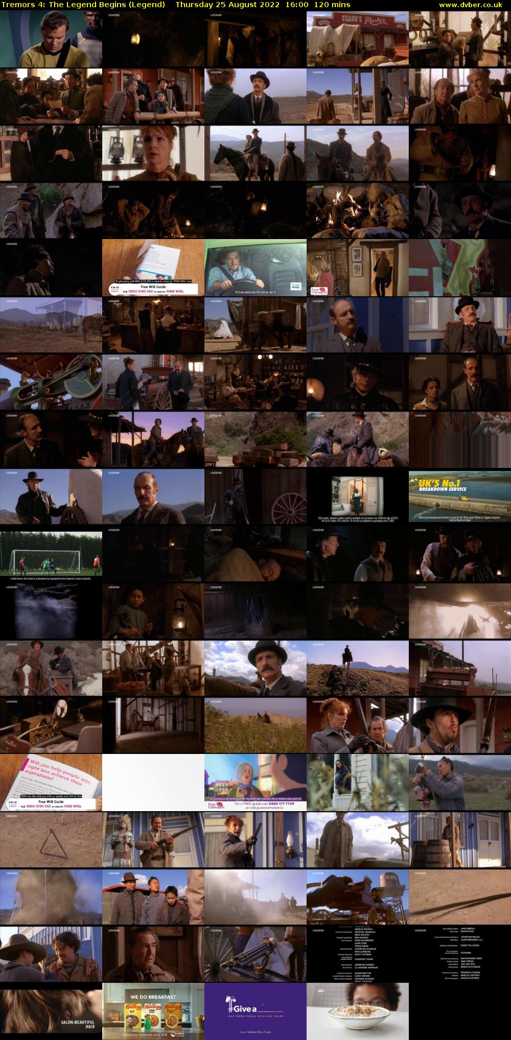 Tremors 4: The Legend Begins (Legend) Thursday 25 August 2022 16:00 - 18:00