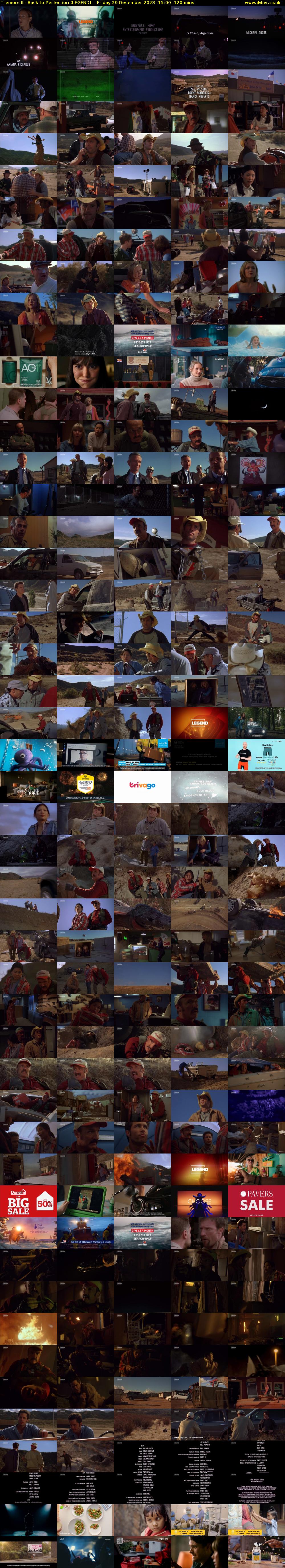 Tremors III: Back to Perfection (LEGEND) Friday 29 December 2023 15:00 - 17:00