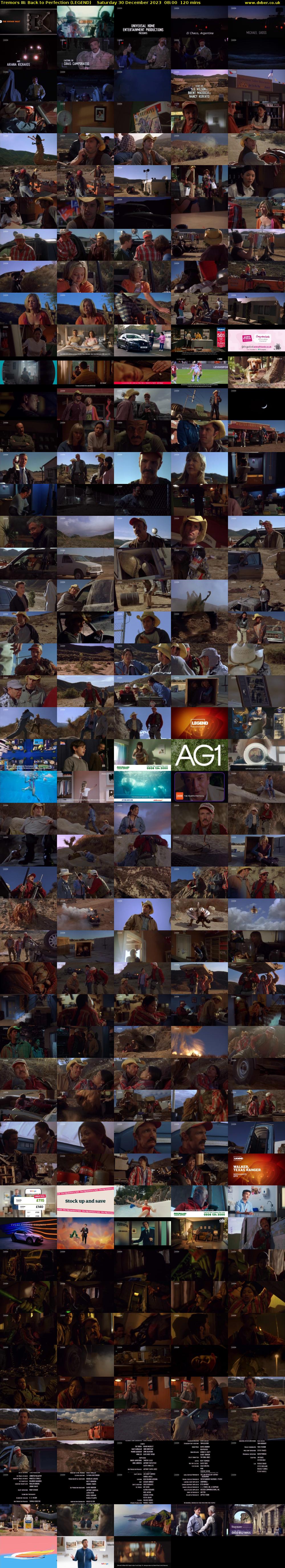 Tremors III: Back to Perfection (LEGEND) Saturday 30 December 2023 08:00 - 10:00